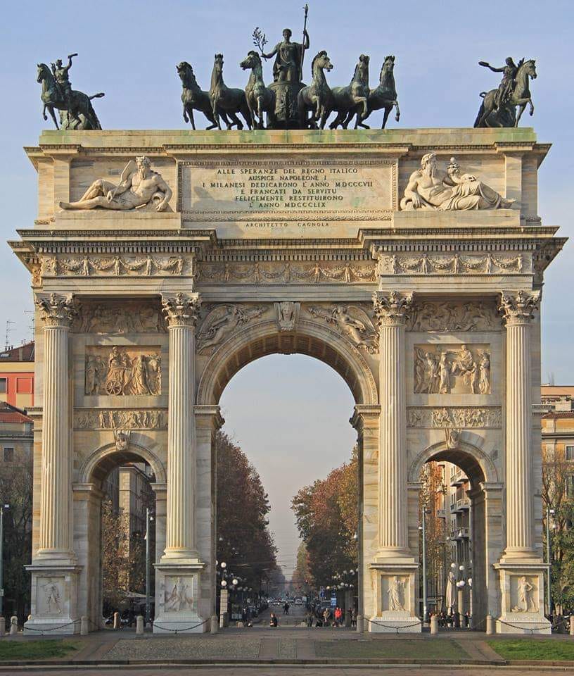 Arco della Pace, Piazza Sempione - Milano