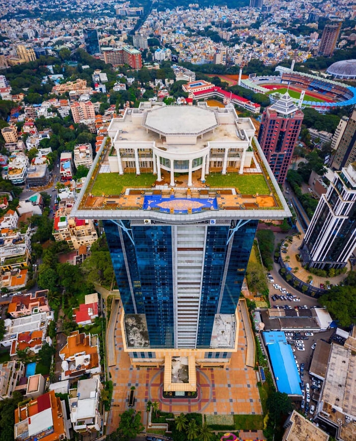 Billionnaire Vijay Mallya's Mansion Atop A Skyscraper In Bangalore, India. 