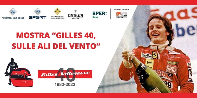 Giacobazzi Vini rende omaggio a Gilles Villeneuve- Museo Cantina Giacobazzi Nonantola (Mo)
