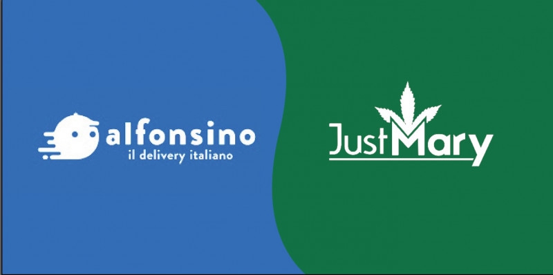 Siglata la partnership tra le startup Alfonsino e Justmary per la consegna di cannabis a domicilio