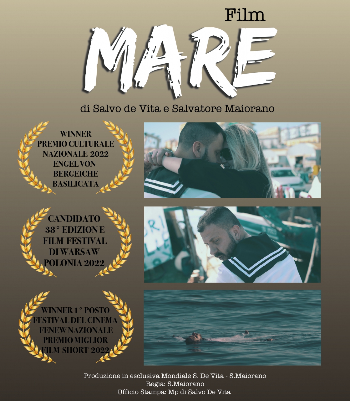 Mare,il Film Italiano "Premio Gold" arriva in varie Nazioni Europee...