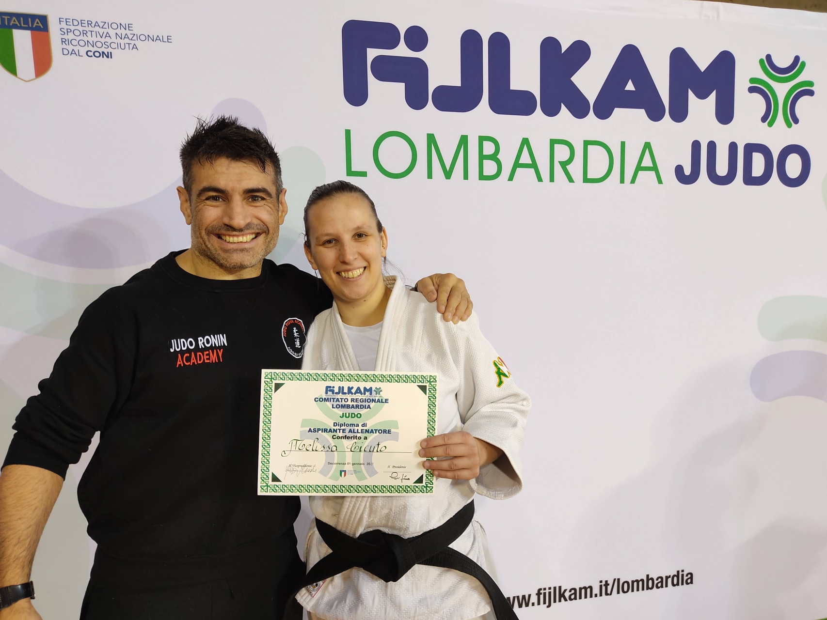 Judo a Montichiari con Judo Ronin Academy : Complimenti Melissa CICUTO