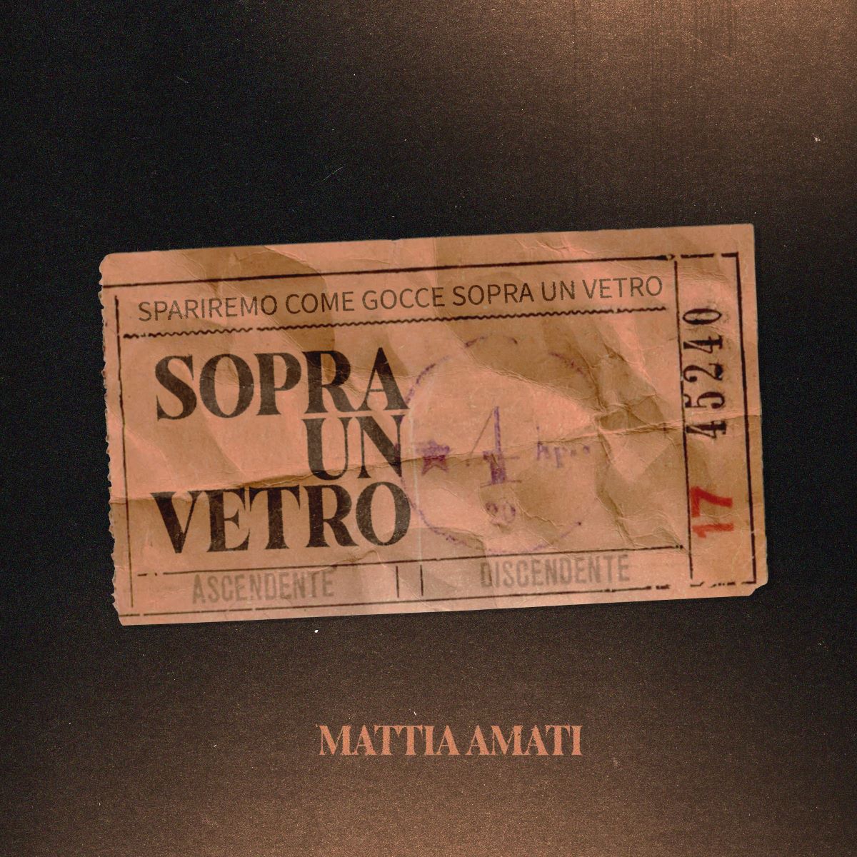 Mattia Amati - “Sopra Un Vetro”