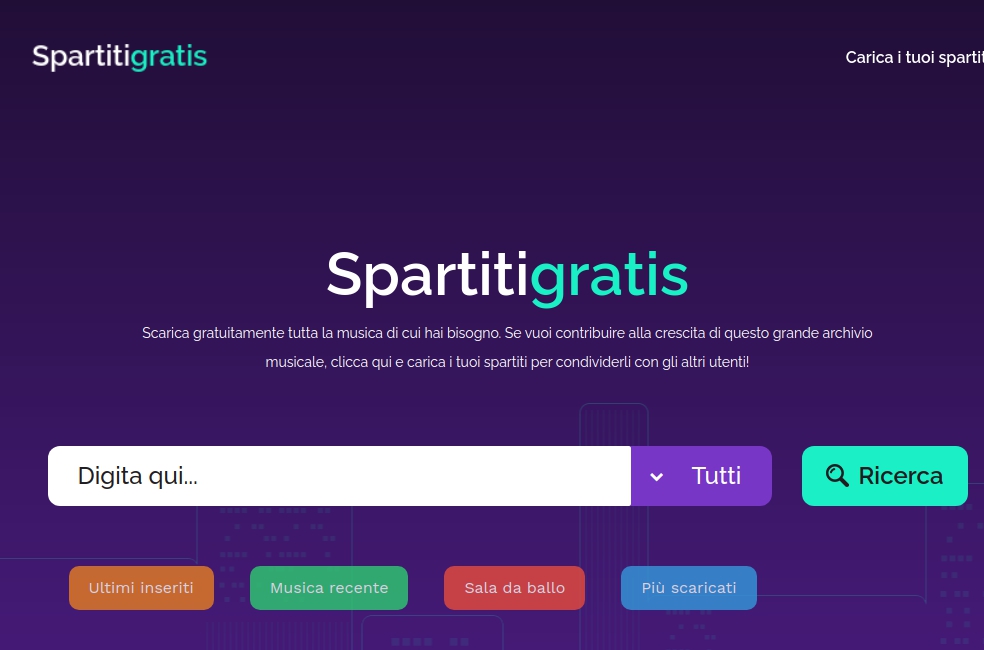 Come trovare spartiti gratis su Internet con Spartitigratis.cloud