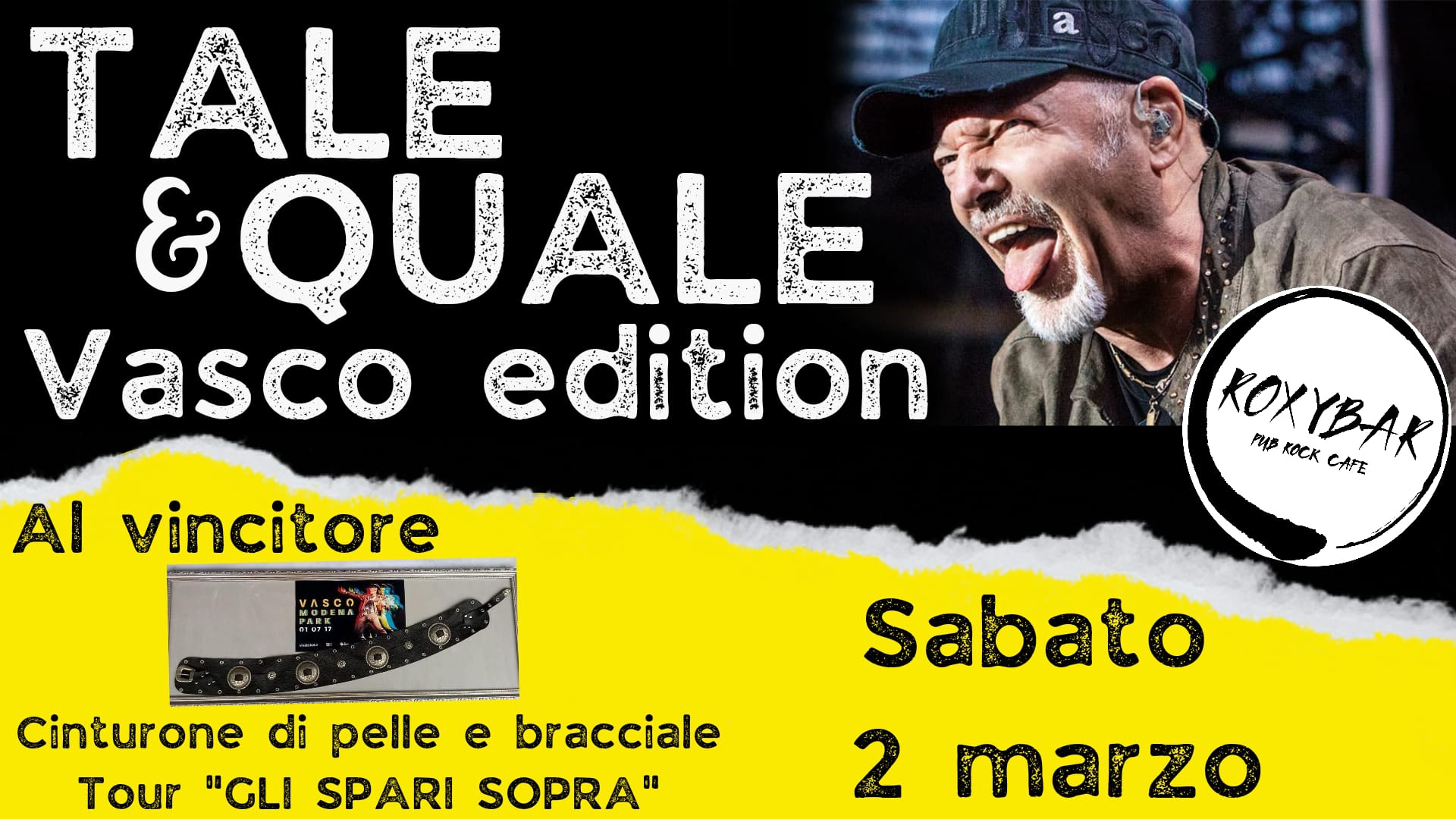 Il Roxy Bar apre le danze alla gara canora omaggiata a Vasco Rossi...!!!