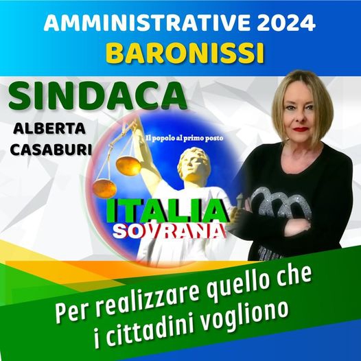 Alberta Casaburi "Baronissi"  per realizzare quello che i cittadini vogliono!!!