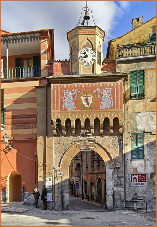 Finale Ligure - Finalborgo, borgo medievale (Porta Testa) 