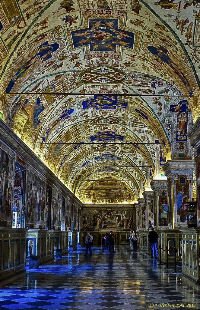 Roma, Vaticano, Musei Vaticani, Sala Grande Biblioteca, Salone Sistino