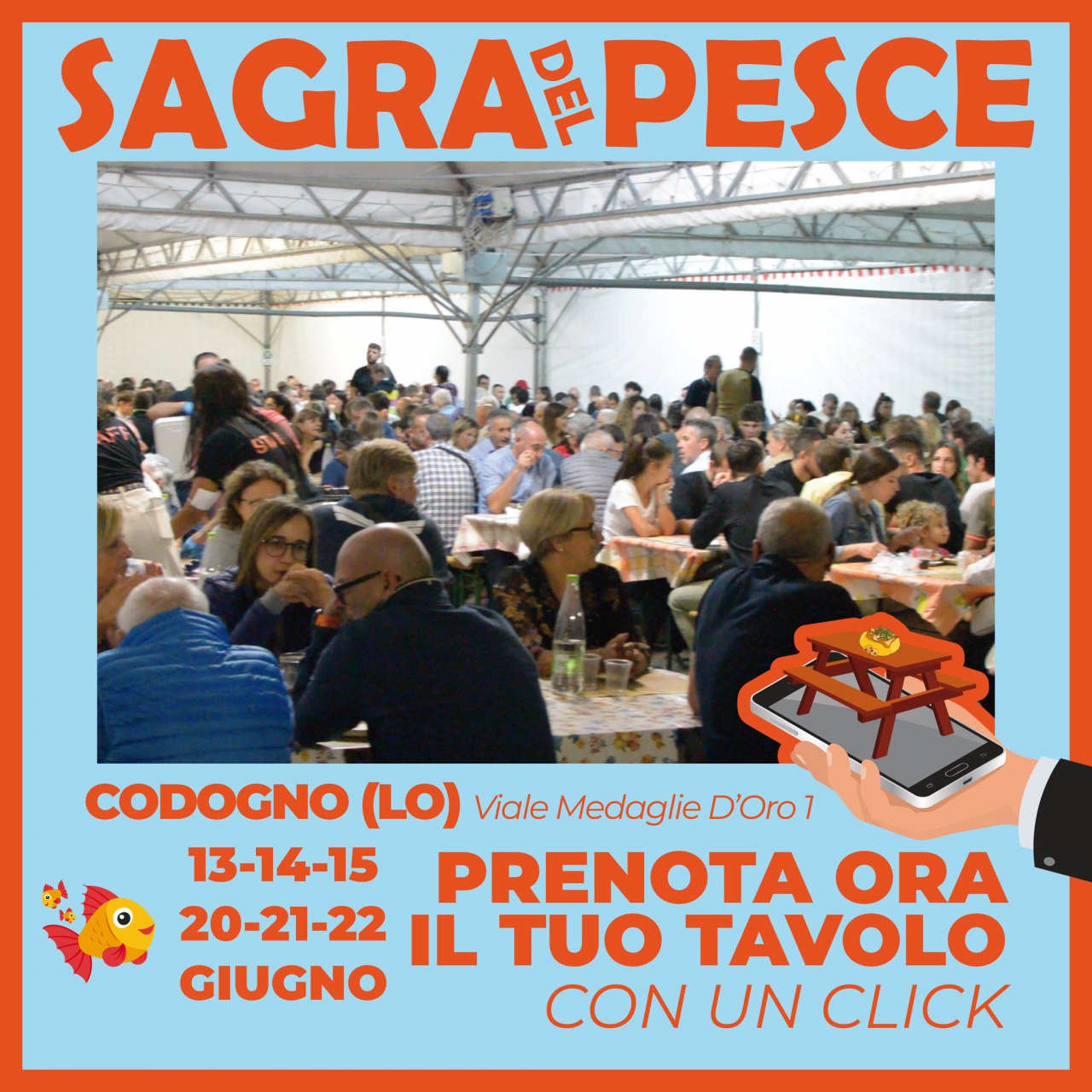 Al via la prima edizione della Sagra del Pesce a Codogno (Lodi)