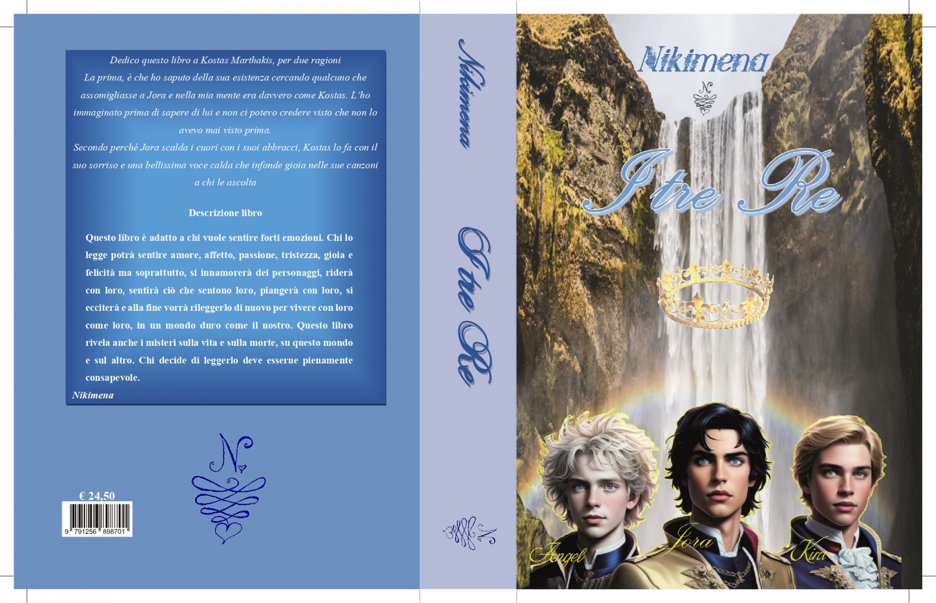 Nikimena pubblica il romanzo “I tre re”