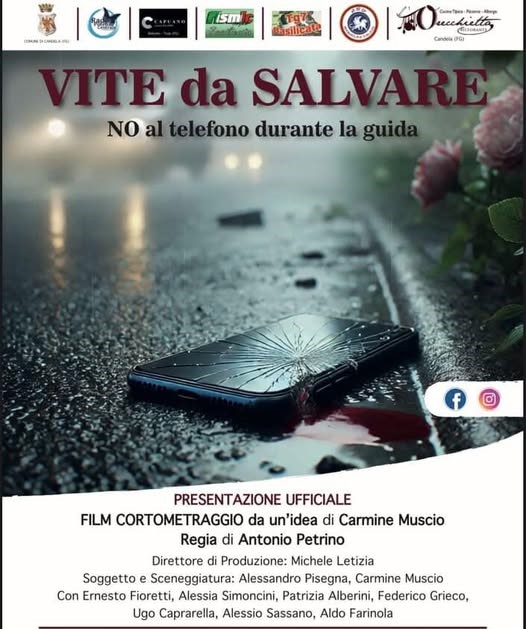 FILM CORTOMETRAGGIO “VITE DA SALVARE”   (NO al telefono durante la guida)