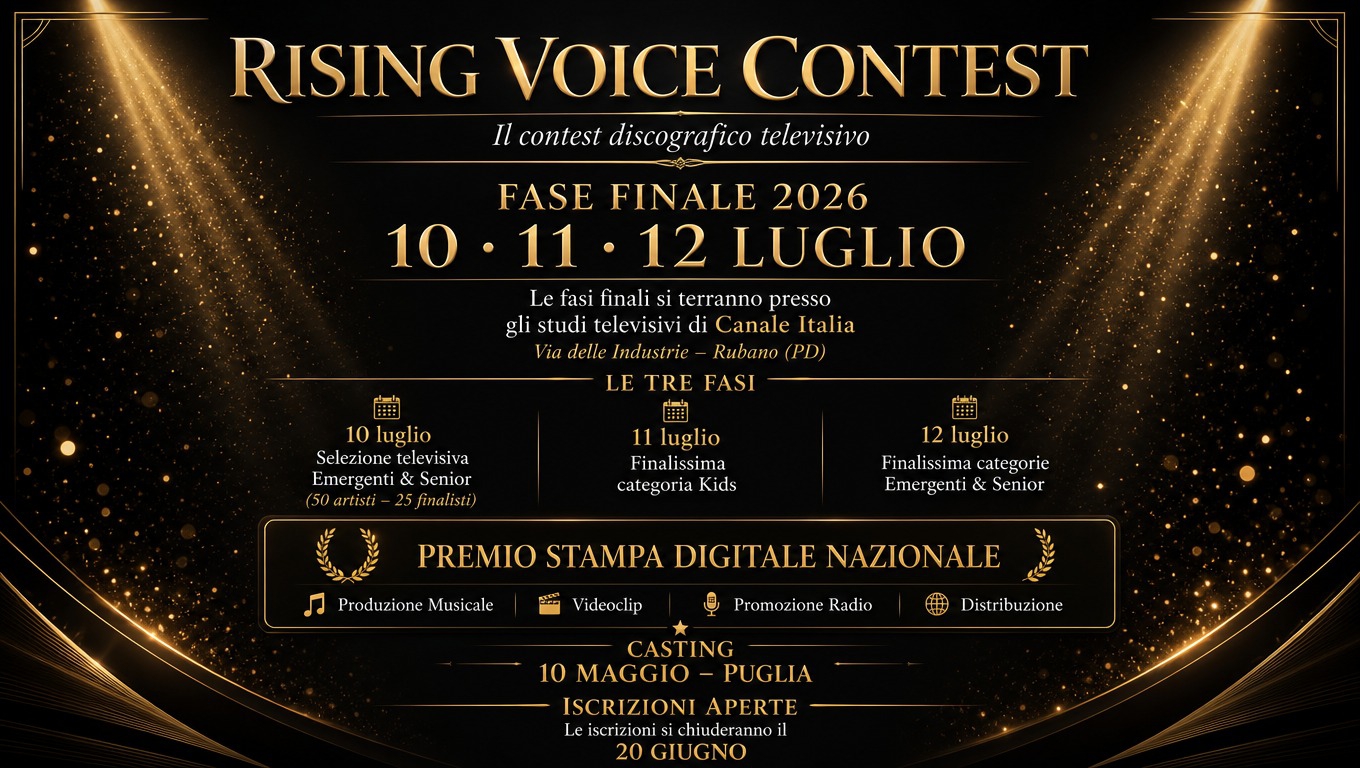 Rising Voice Contest: la rivoluzione di Maria Totaro per gli artisti emergenti