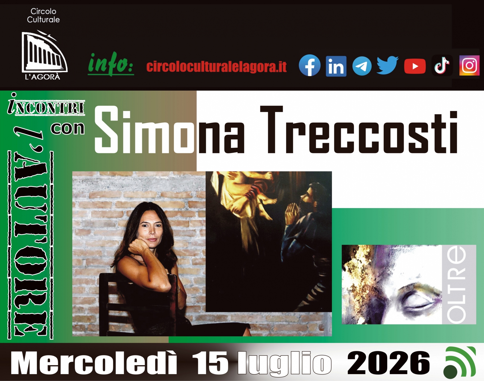 Incontri con l’autore: Simona Treccosti   