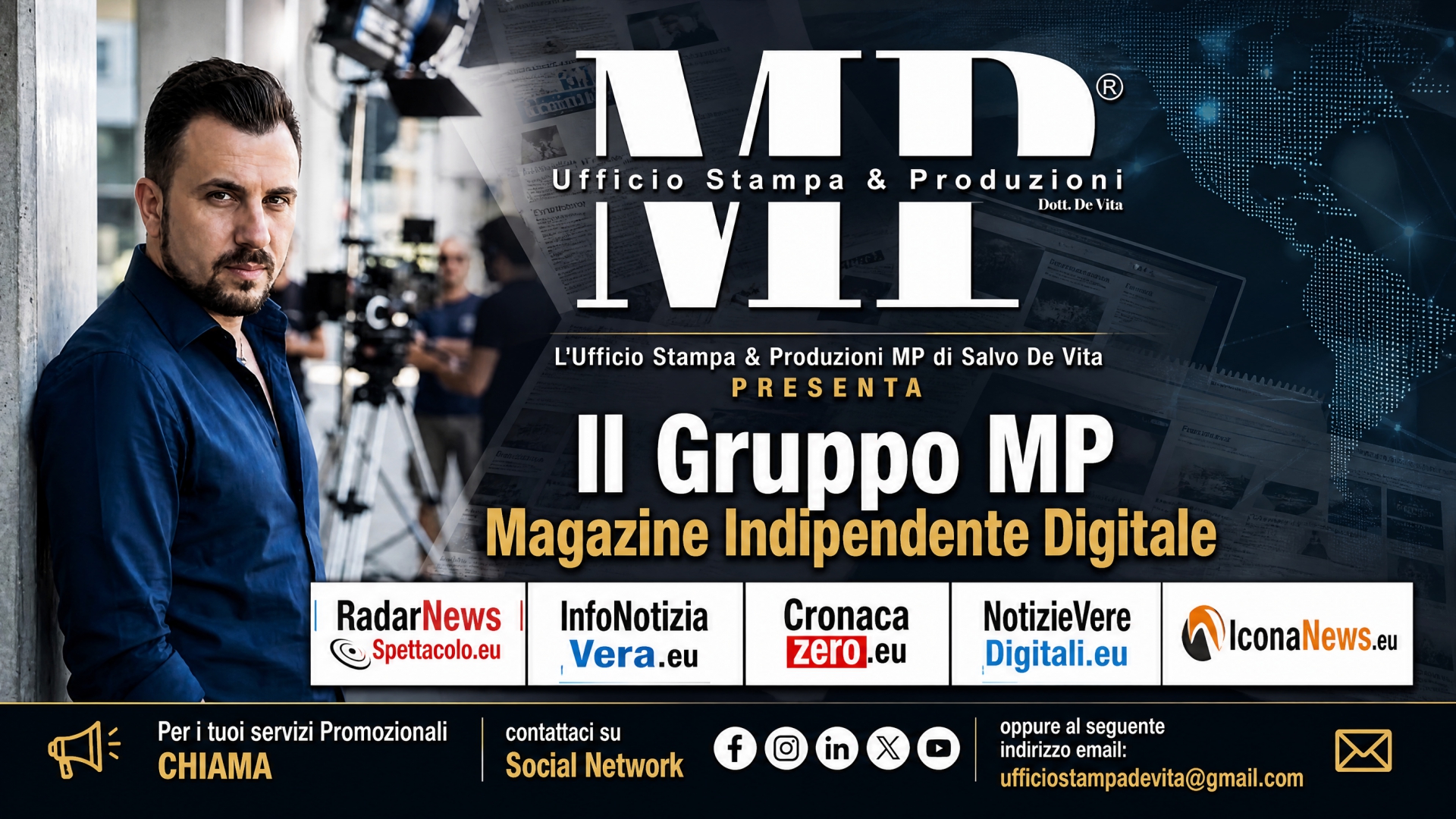 Il Dott. Salvo De Vita lancia 5 nuovi magazine digitali per far volare la cultura sul web