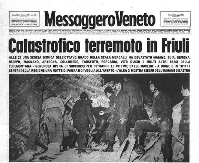 6 Maggio 1976, 45 Anni...